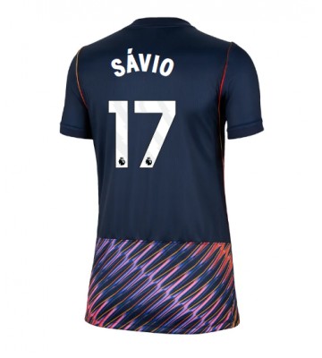 Tottenham Hotspur Savio #17 Udebanetrøje Dame 2026-27 Kortærmet Tottenham Hotspur Savio #17 Udebanetrøje Dame 2026-27 Kortærmet